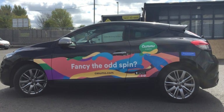 Keep your eyes out for Casumo Cars and get free spins!